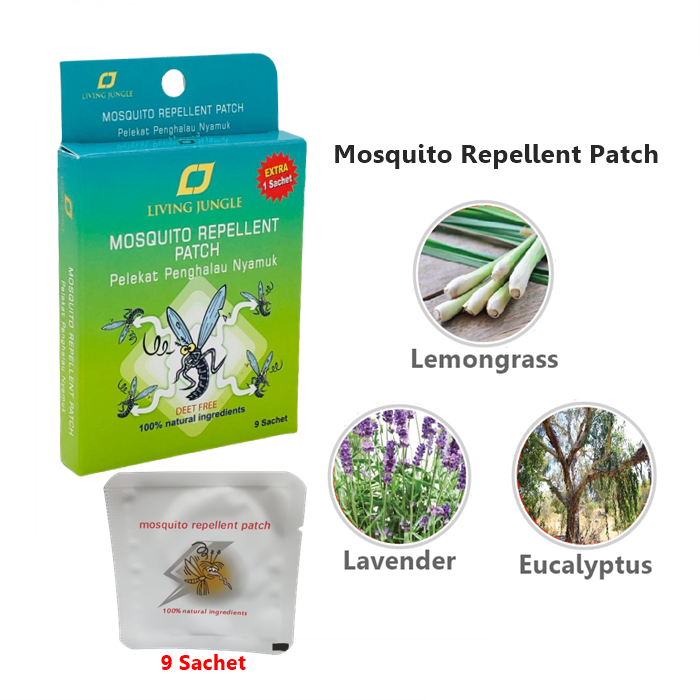 Buy Living Jungle Mosquito Repellent Patch 9 Sachet car accessories